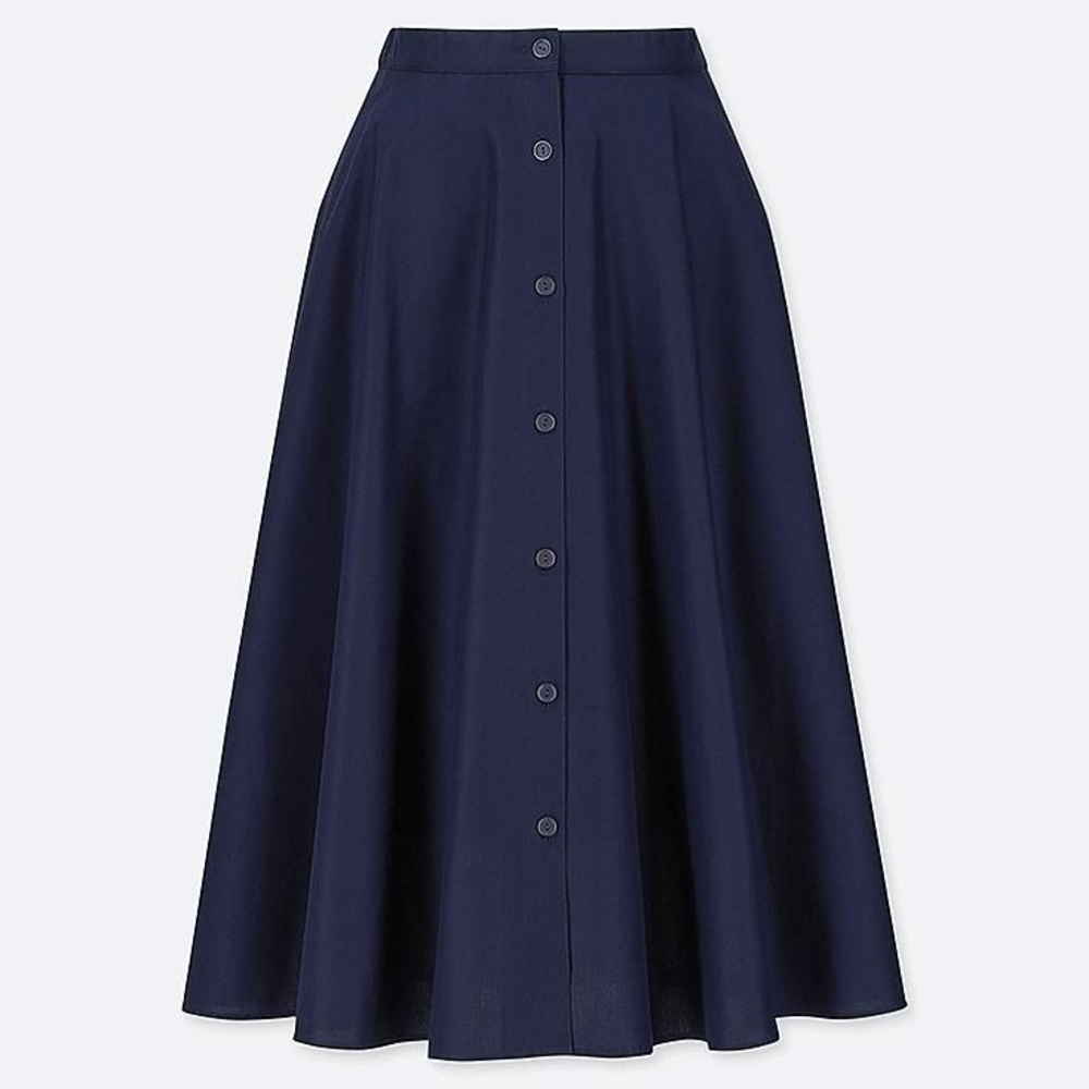 Uniqlo Front Button Circle Skirt